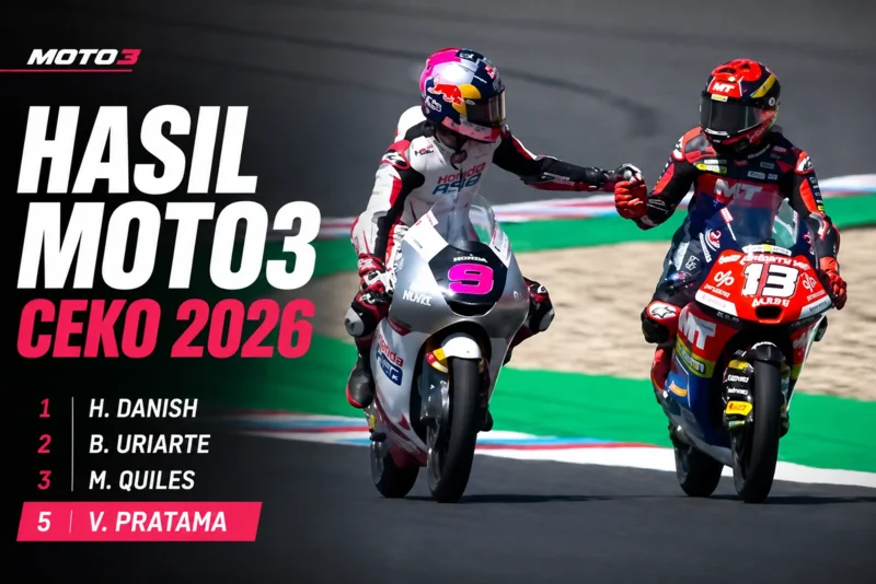 Hasil Moto3 Ceko 2026 Veda Ega Pratama Finis P5 dari Start P20, Klasemen Makin Panas!.webp